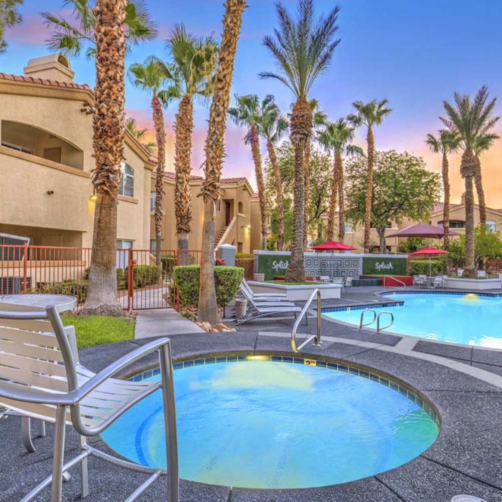 Second spa at Calypso Apartments in Las Vegas, Nevada