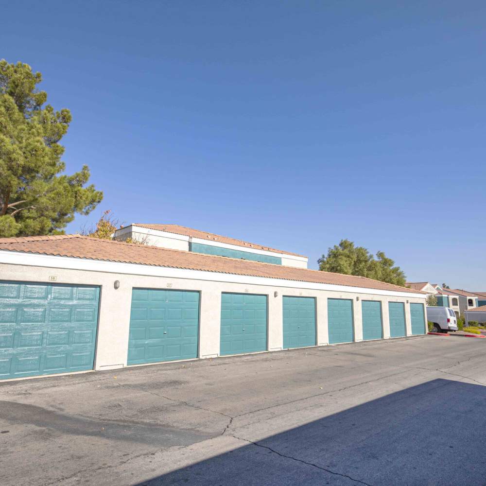 Garages available at Cimarron in Las Vegas, Nevada