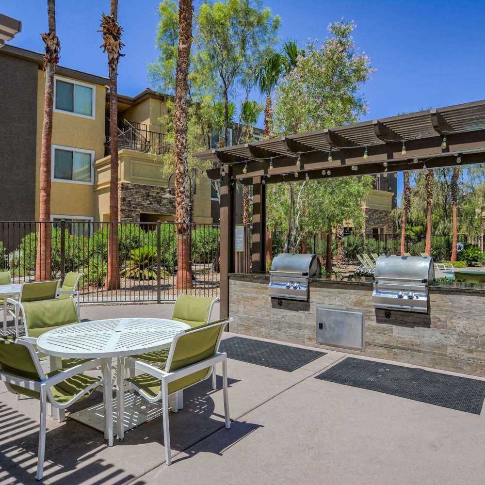 Have a barbeque with friends and neighbors at Luminous in Las Vegas, Nevada