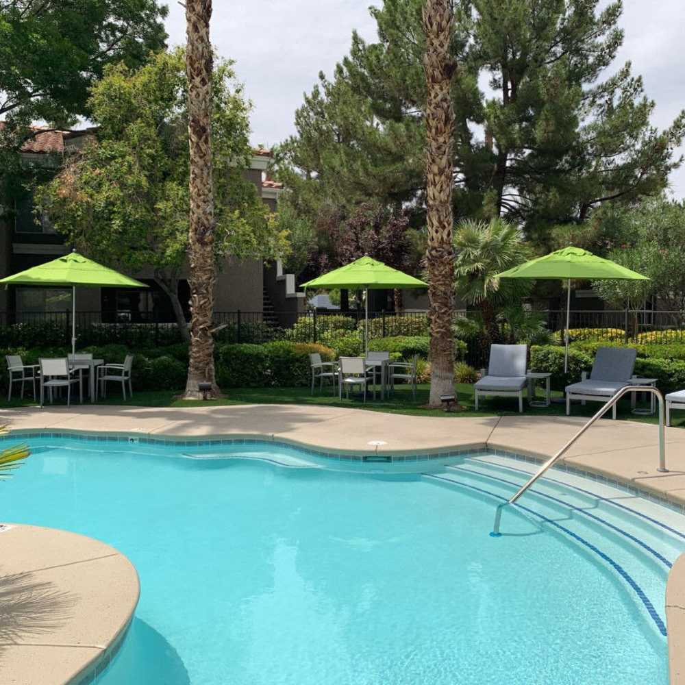 Swimming pool at Aviata in Las Vegas, Nevada