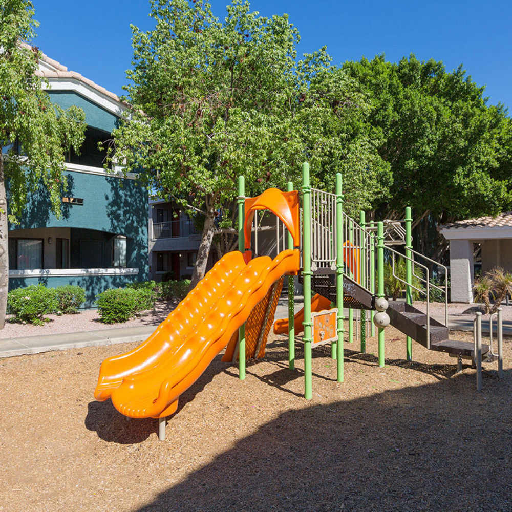 Children's playground at Morada West in Phoenix, Arizona