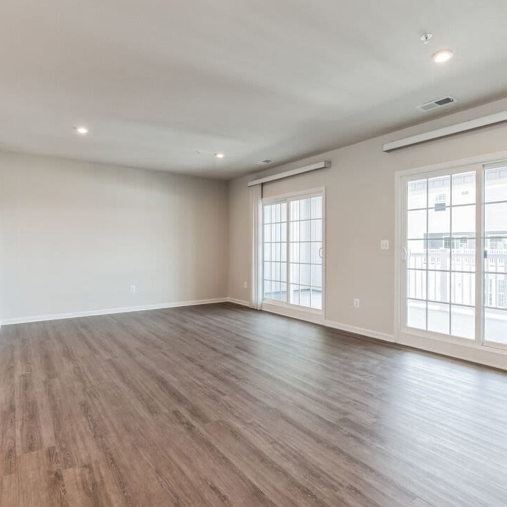 Open floor plan at Dorsey Overlook in Ellicott City, Maryland