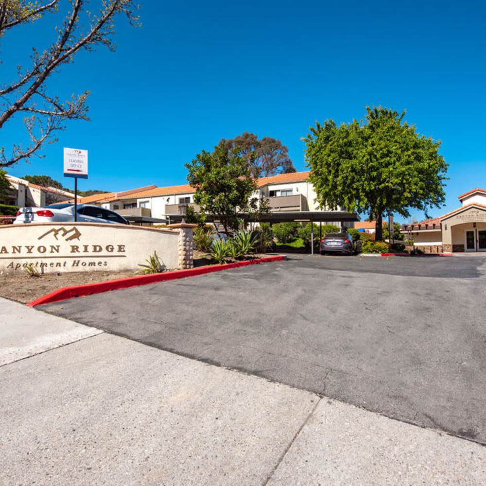 Entrance to Canyon Ridge in Santa Clarita, California