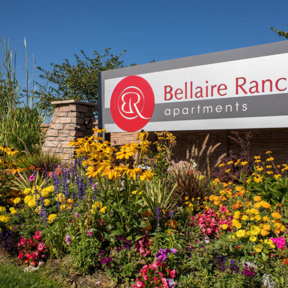 Exterior sign Bellaire Ranch in Colorado Springs, Colorado