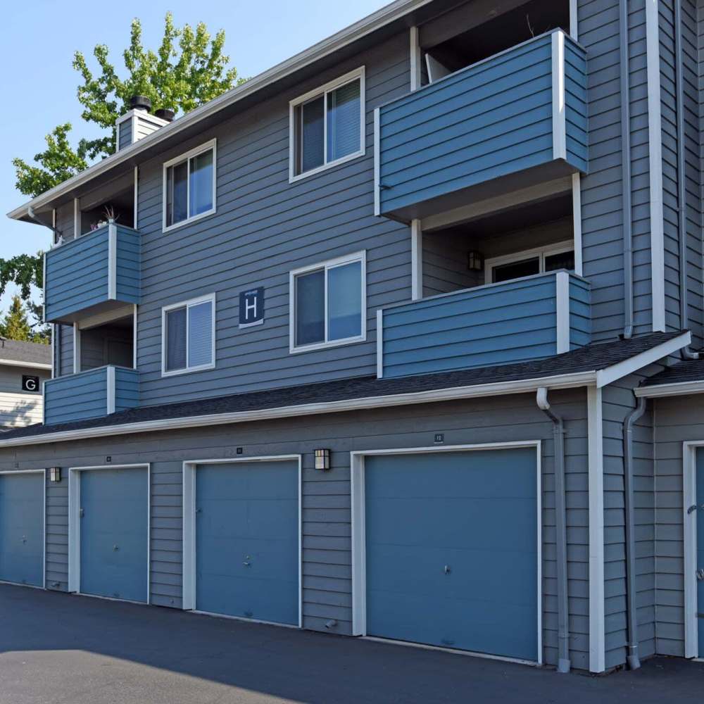 Garages available at Spinnaker Apartments in Des Moines, Washington