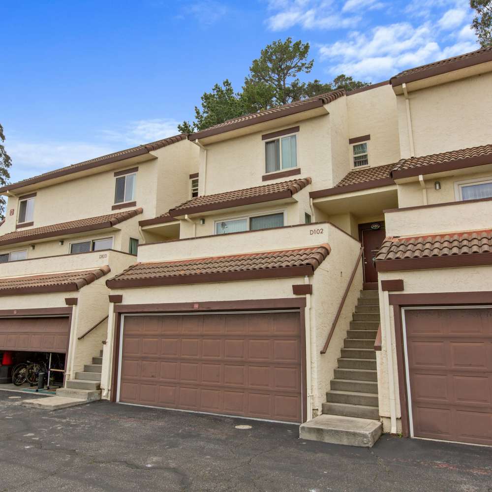 Garages at Mission Gardens in Santa Cruz, California