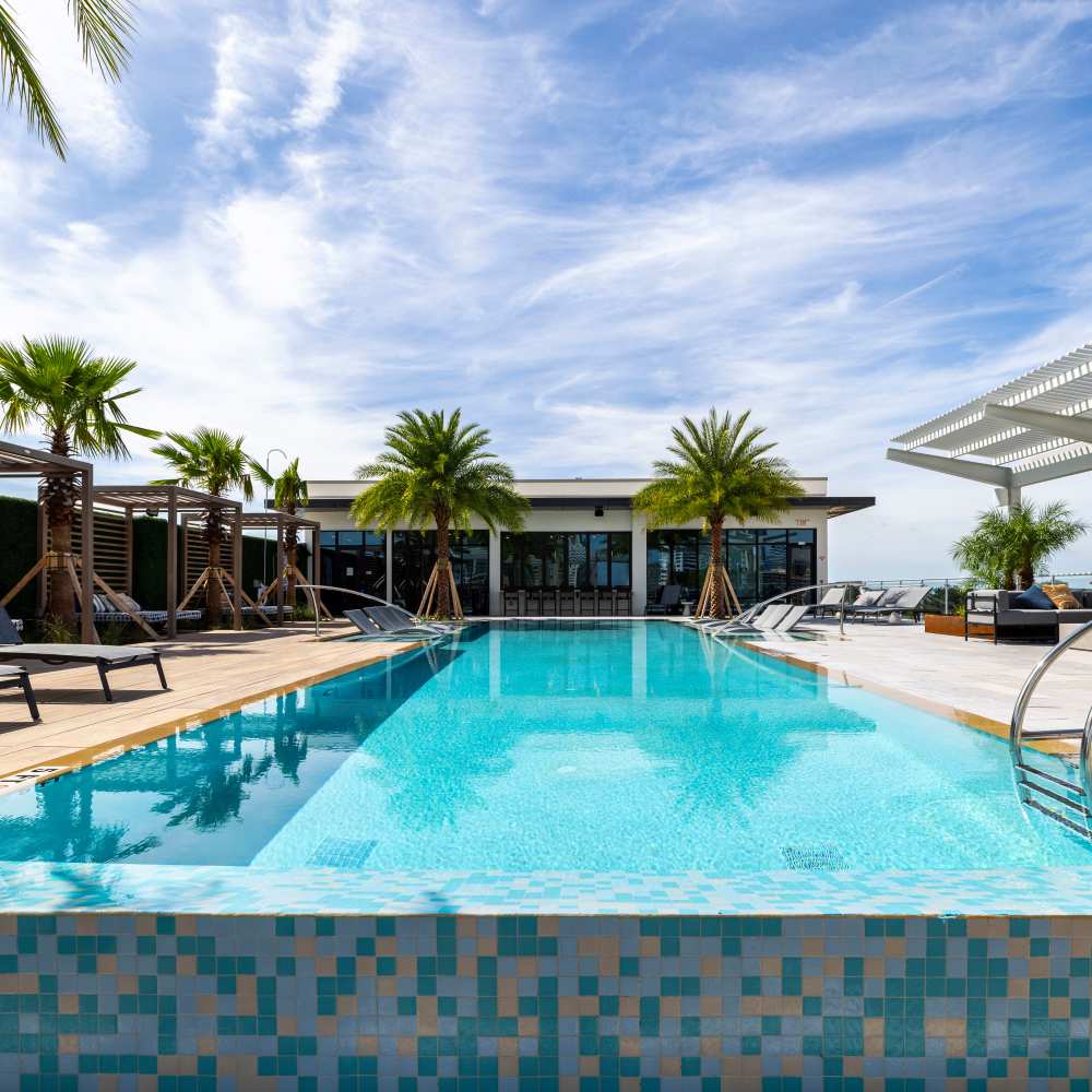 Our swimming pool at The Station at San Marco in Jacksonville, Florida