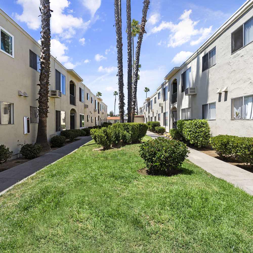 Great landscaping at Terre at Mollison in El Cajon, California