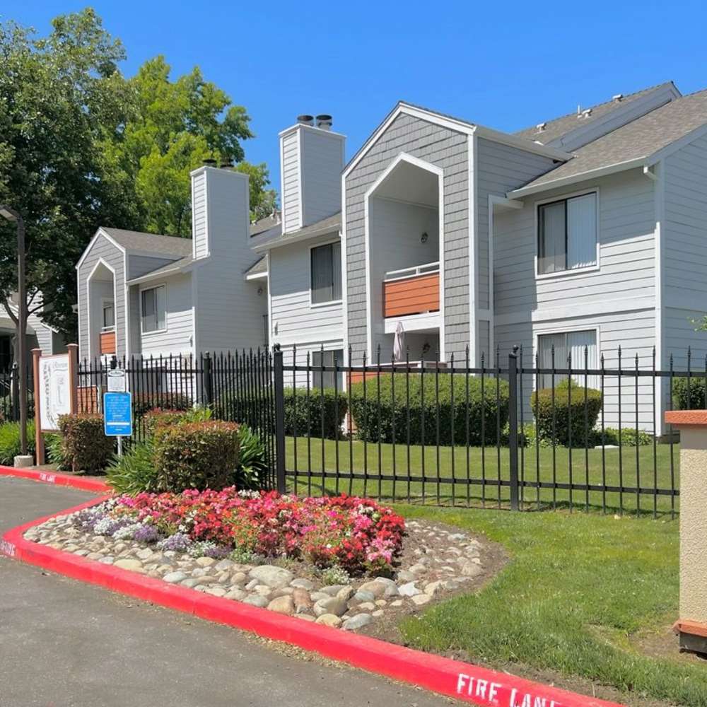 Wider view outside in Riverstone Apartments in Sacramento, California