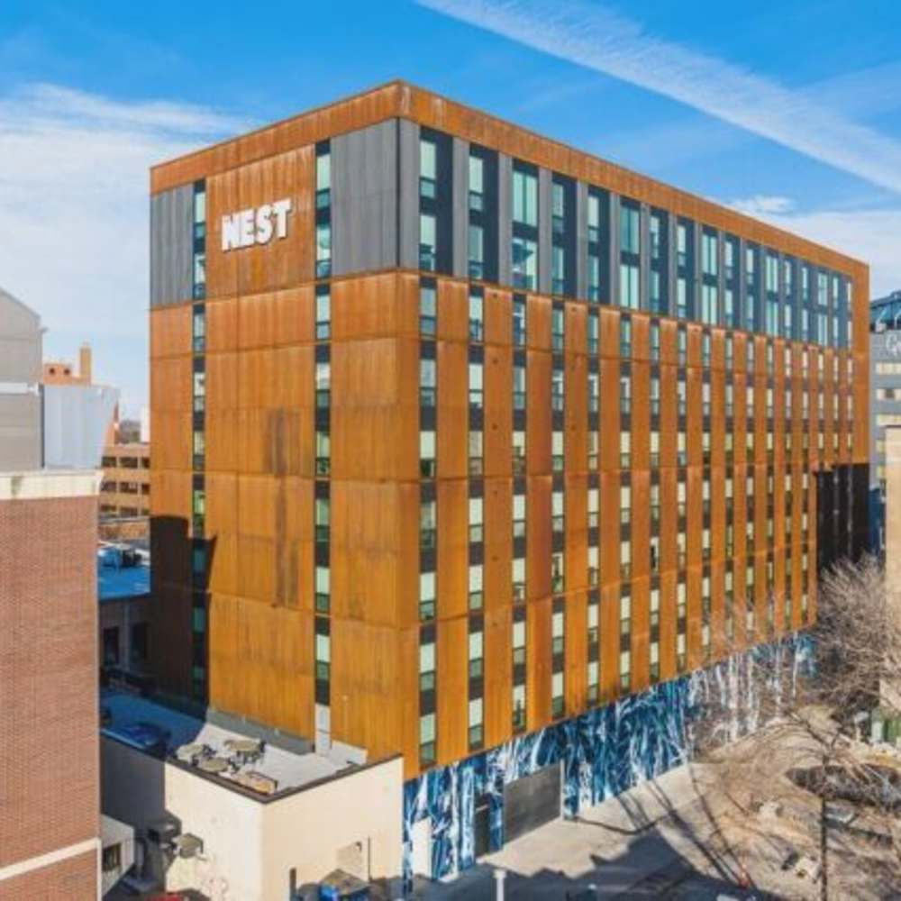 Exterior of The Nest in Iowa City, Iowa