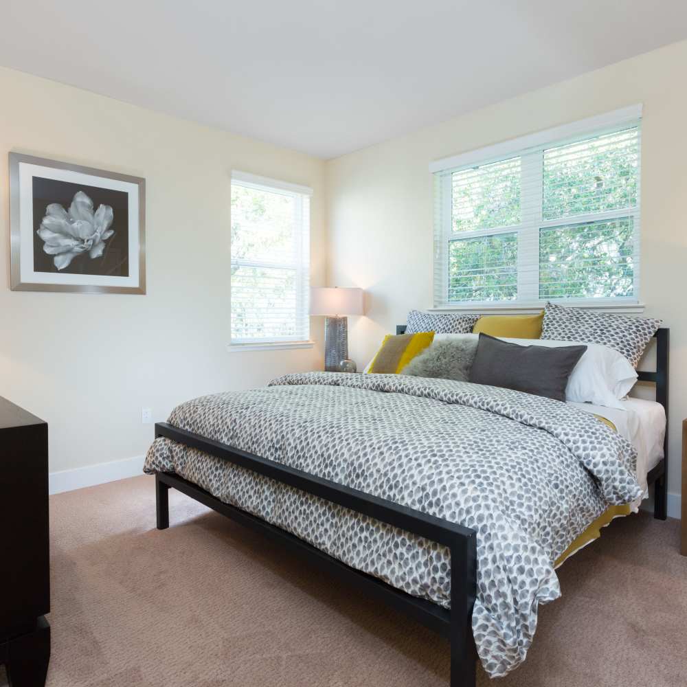 Bedroom with natural light Vivere in Los Gatos, California