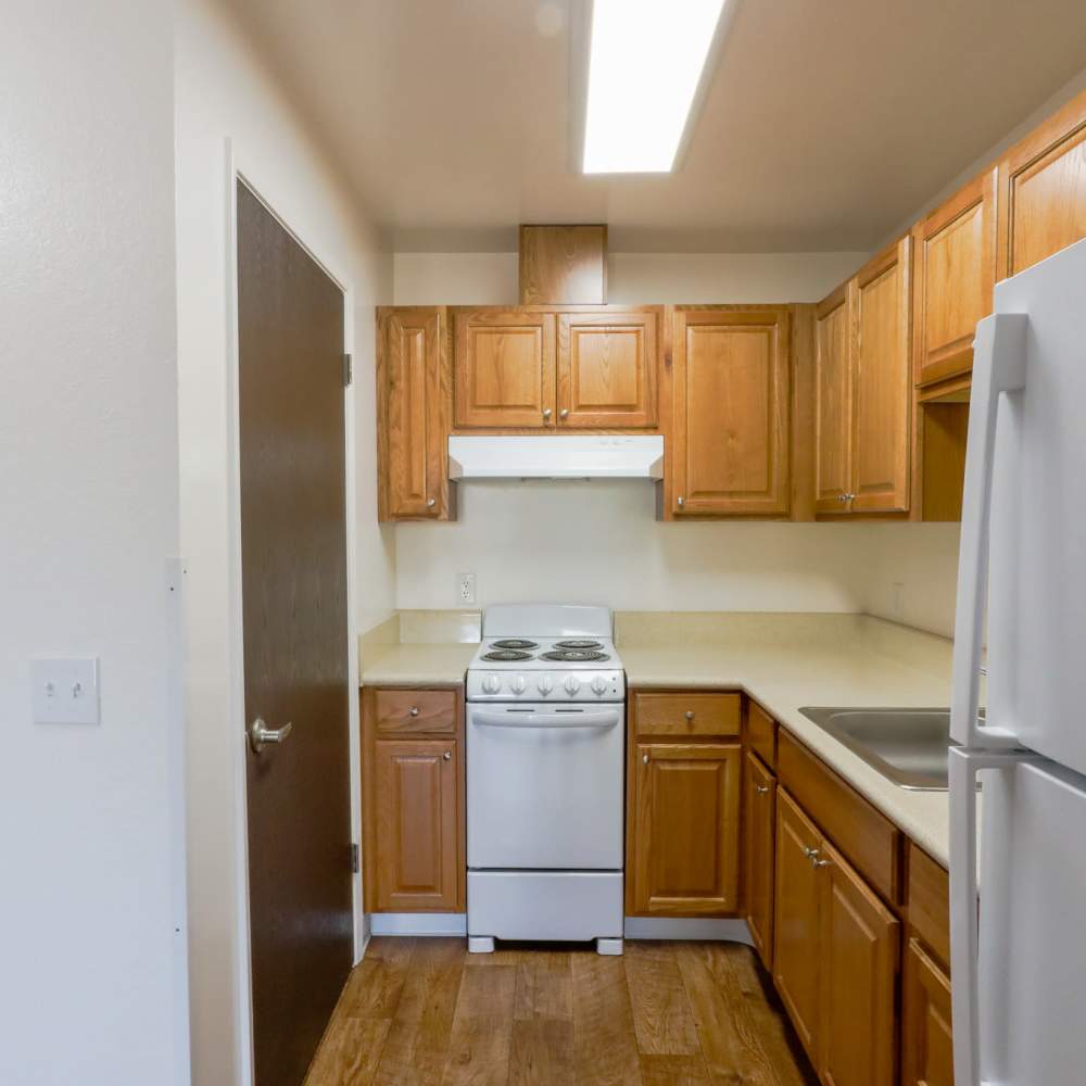 Model kitchen at Pasatiempo in Fremont, California