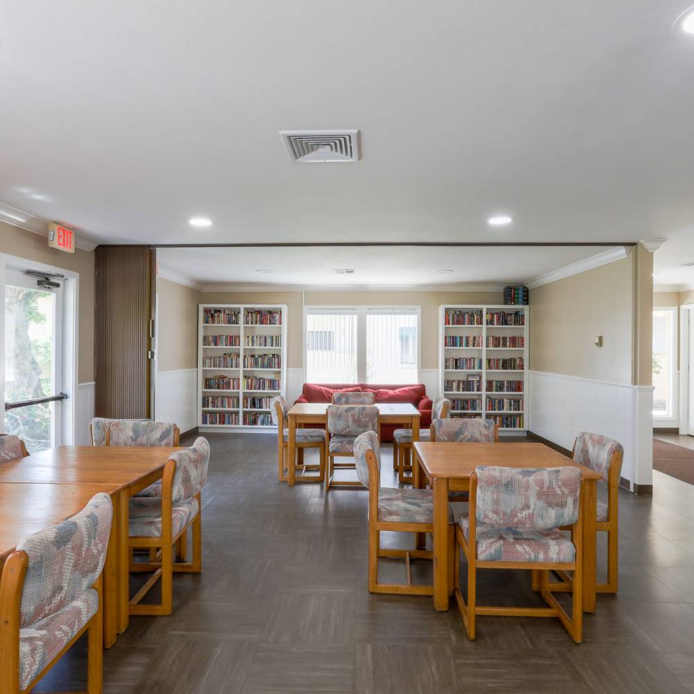 Community library at Pasatiempo in Fremont, California