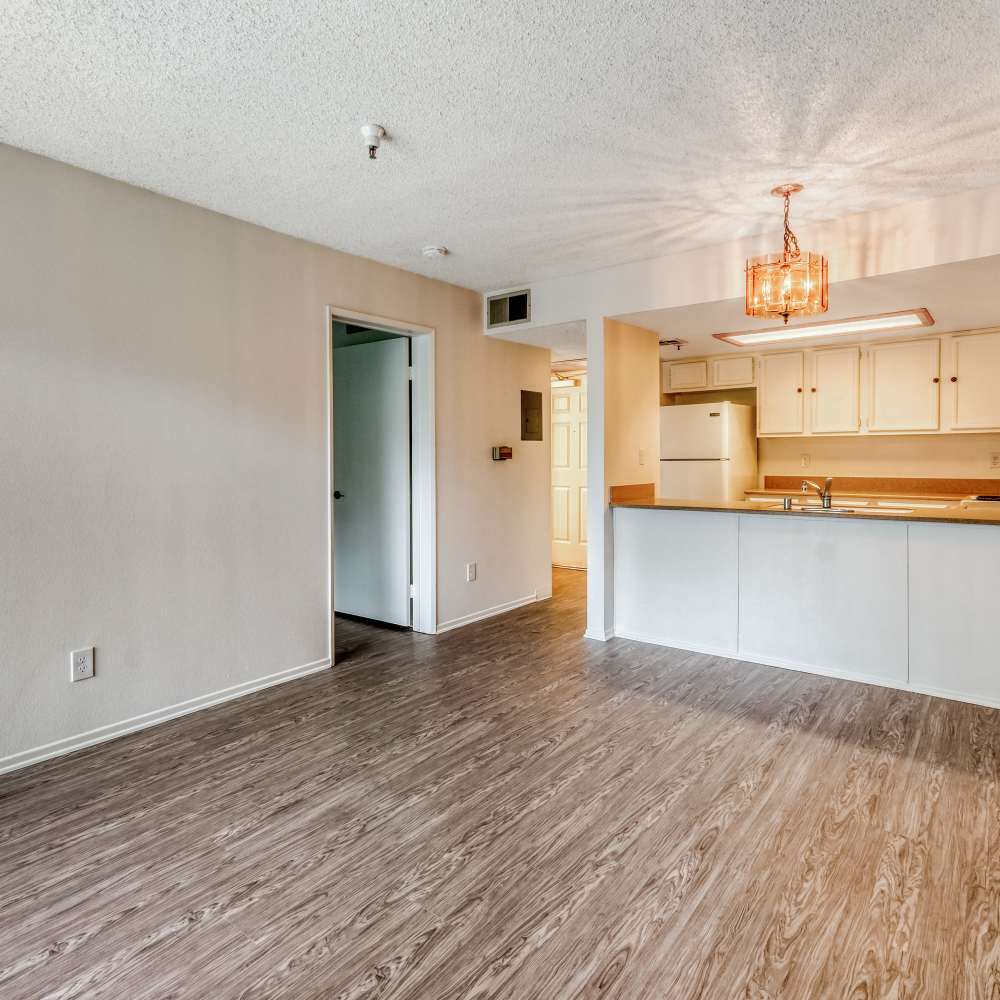 Model unit at Belage Manor in Anaheim, California