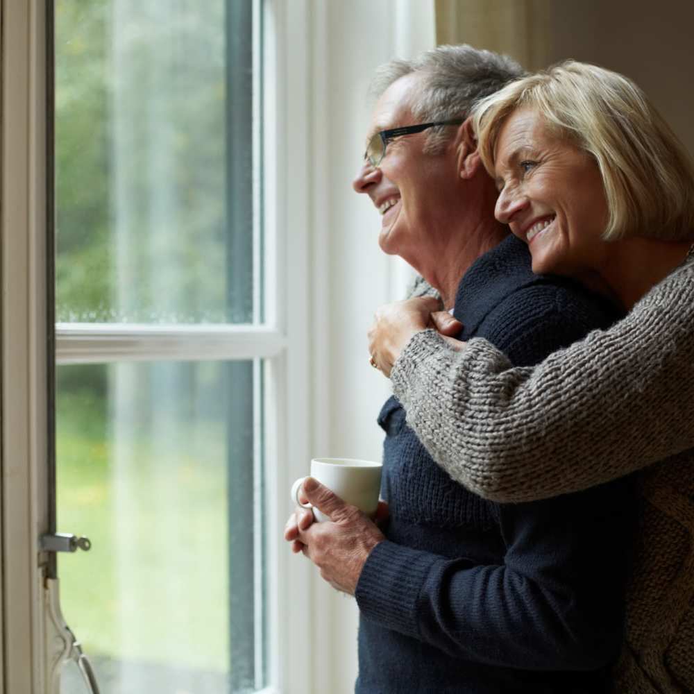 Residents looking out a window Revela at O'Fallon in O'Fallon, Illinois