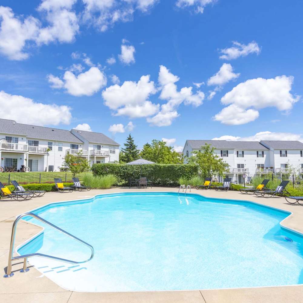 Swimming pool at Troy Farms in Delaware, Ohio