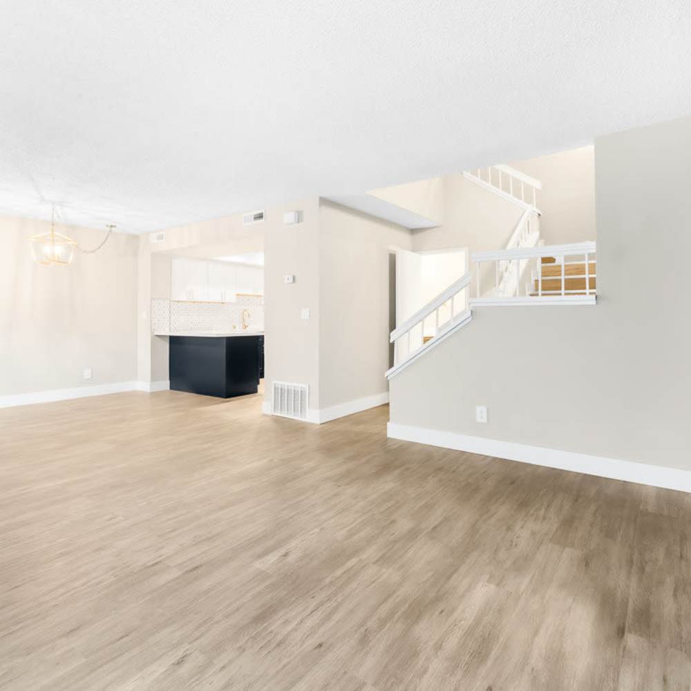 Model living space Mariposa Fremont in Fremont, California