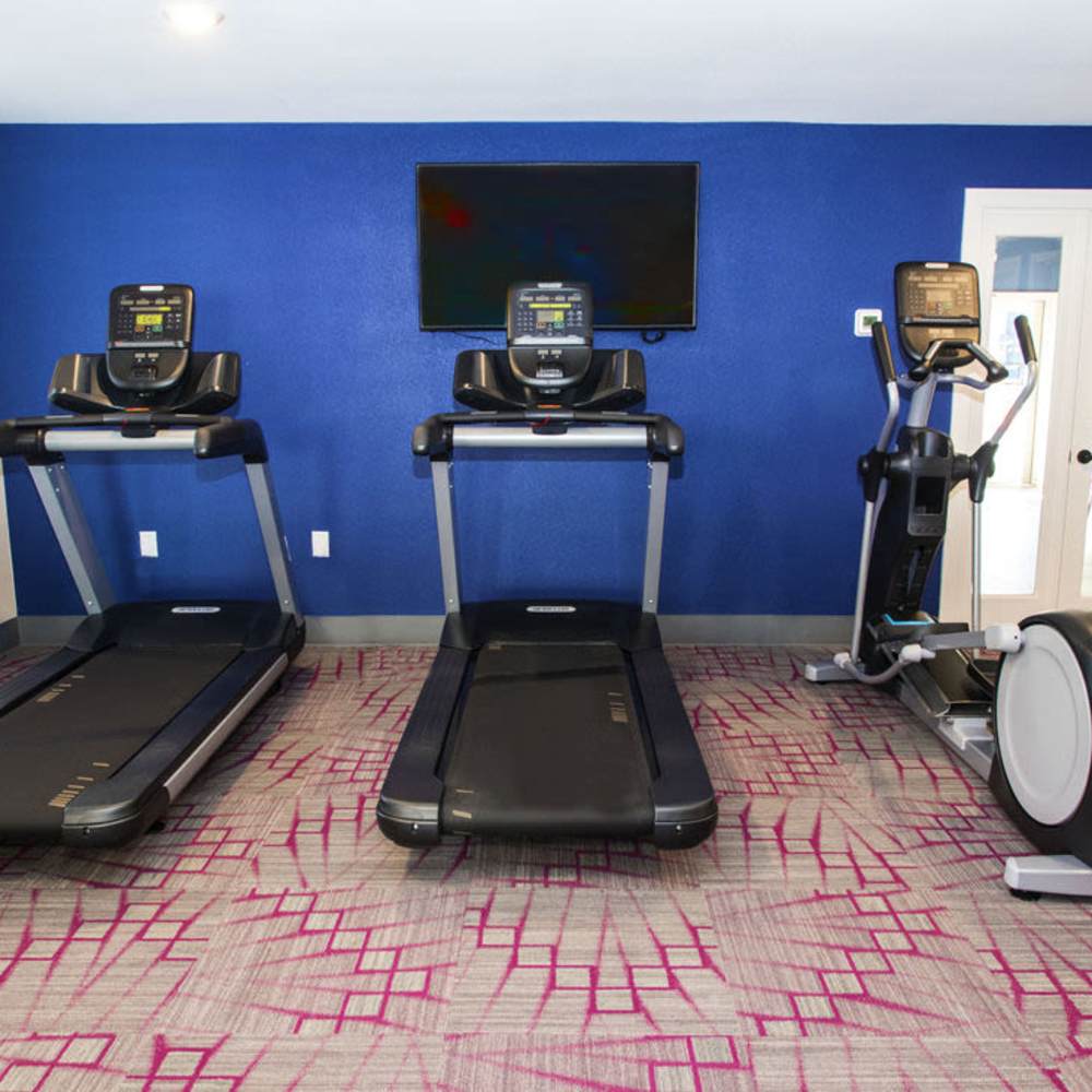 Modern fitness equipment at Terra Cotta in Las Vegas, Nevada