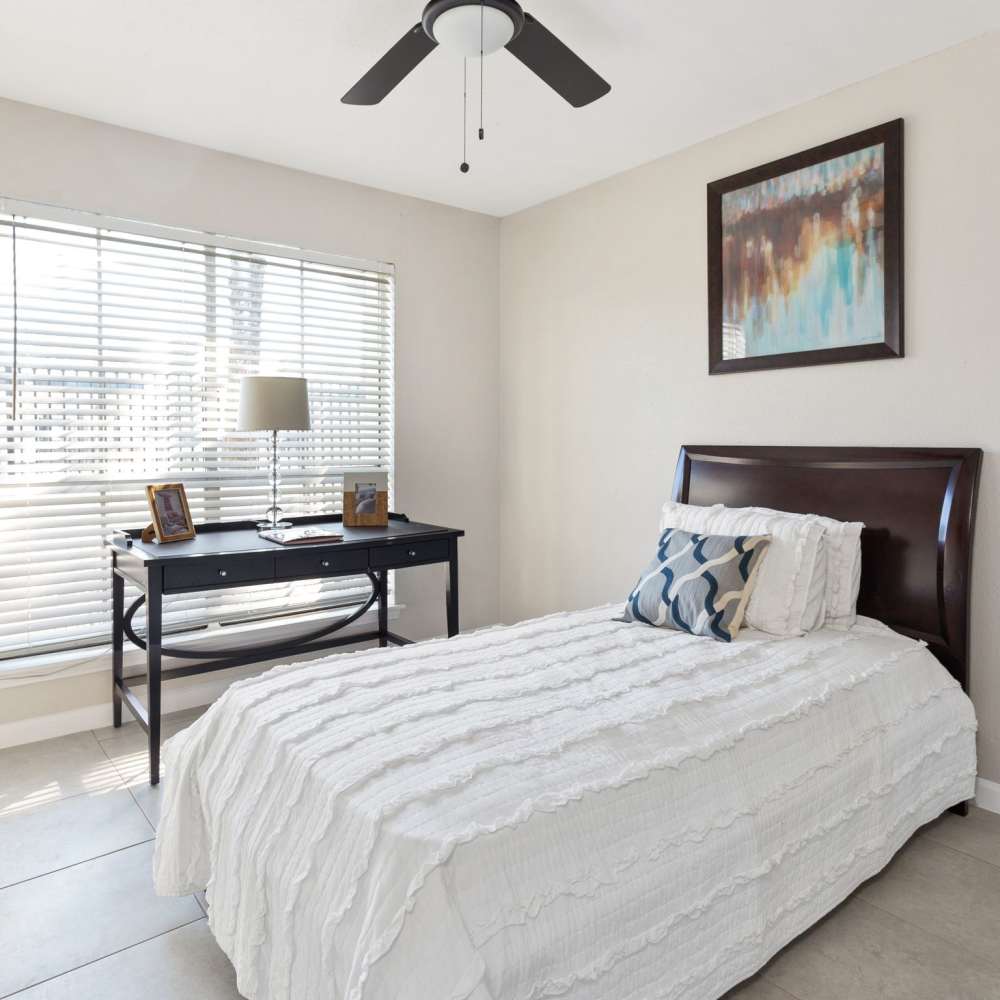 Large bedroom at The Alora Apartments in Houston, Texas