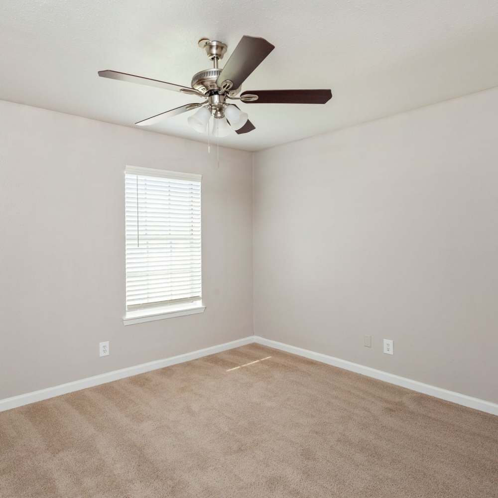 Bedroom with ample natural light at La Carmona in Houston, Texas