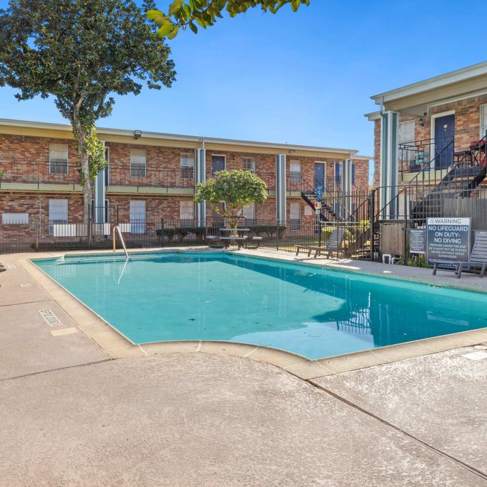 Swimming pool at La Carmona in Houston, Texas