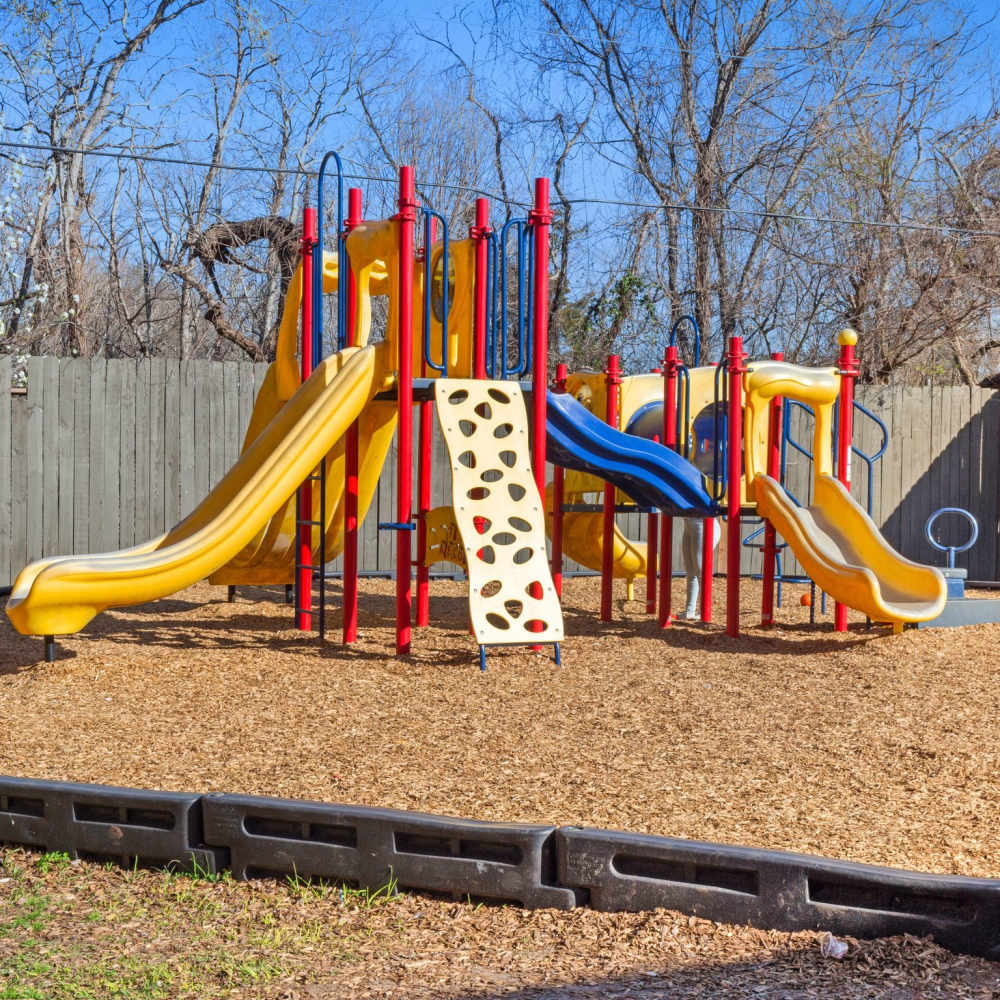 Children's playground at La Carmona in Houston, Texas