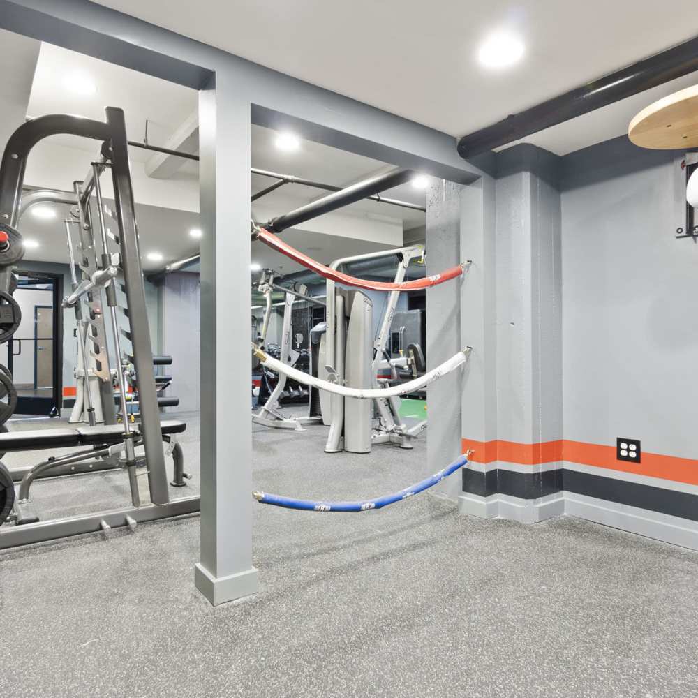 Gym at Star Lofts in Petersburg, Virginia