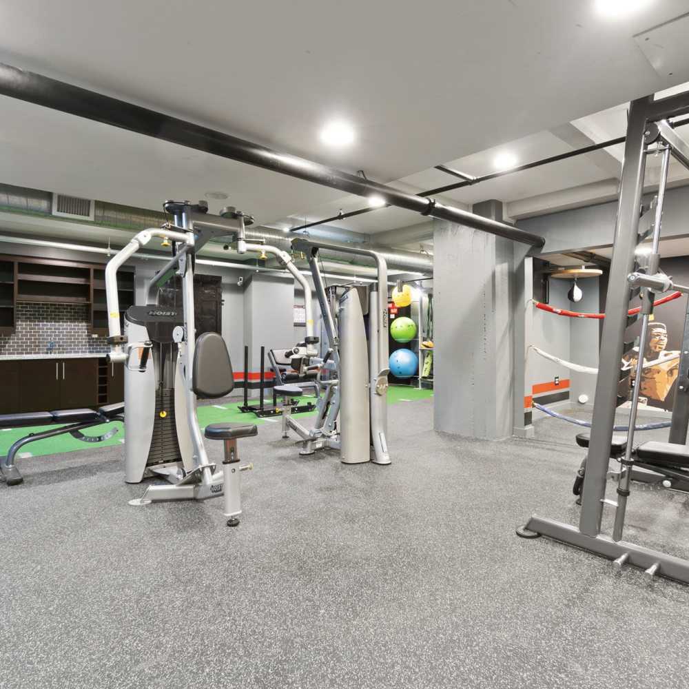 Gym at Star Lofts in Petersburg, Virginia