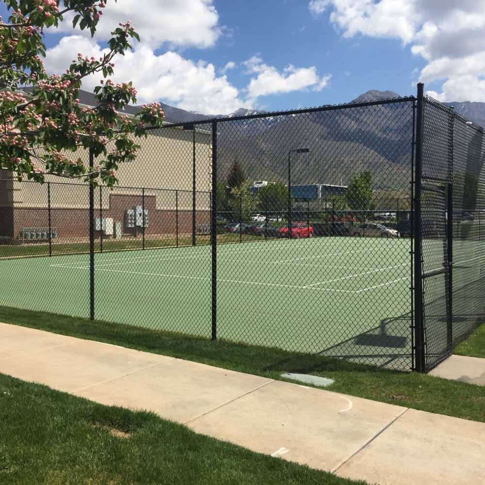 Tennis courts at The Falls at Canyon Rim in South Ogden, Utah