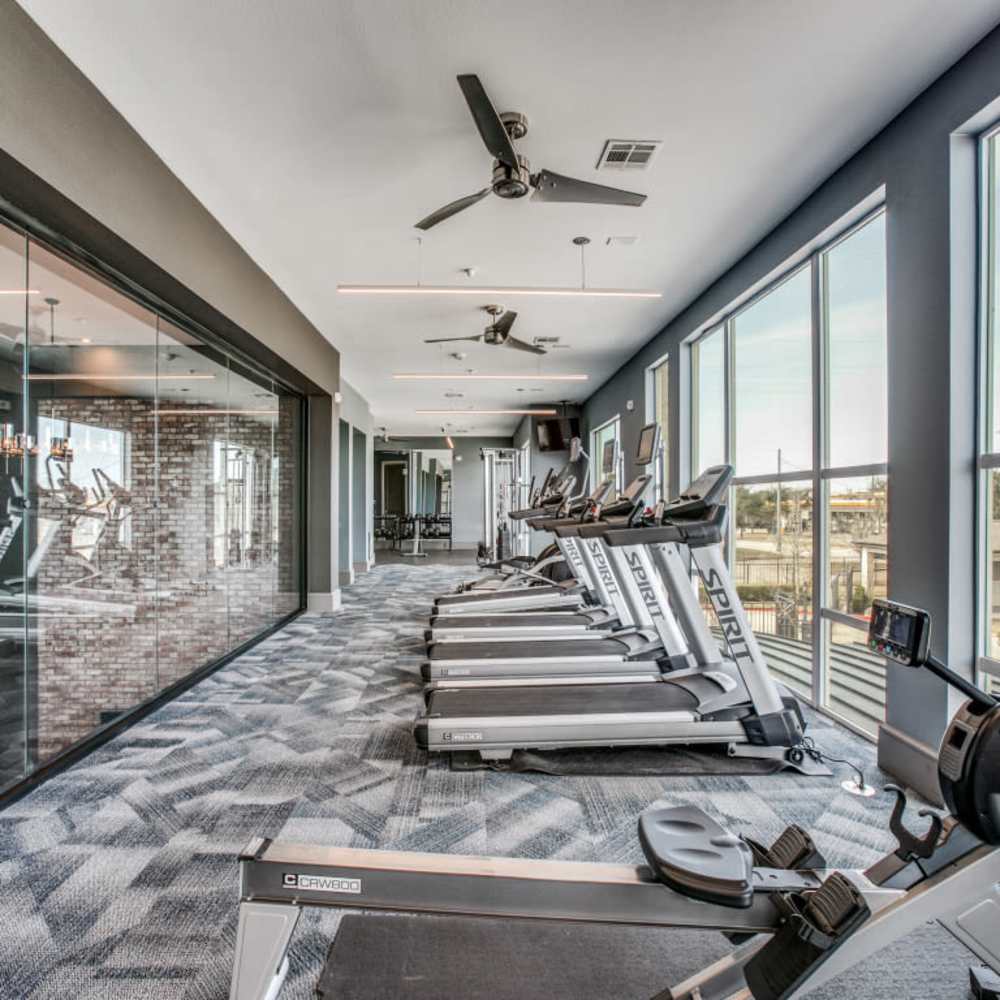 treadmills at Silverstream in Katy, Texas