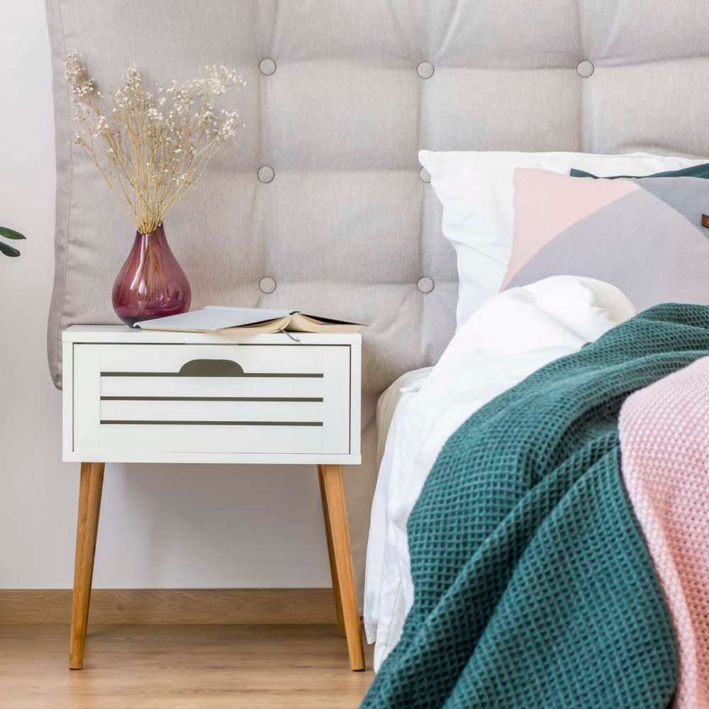 Bedroom with nightstand 52 SunBlossom Court in South Orange, New Jersey