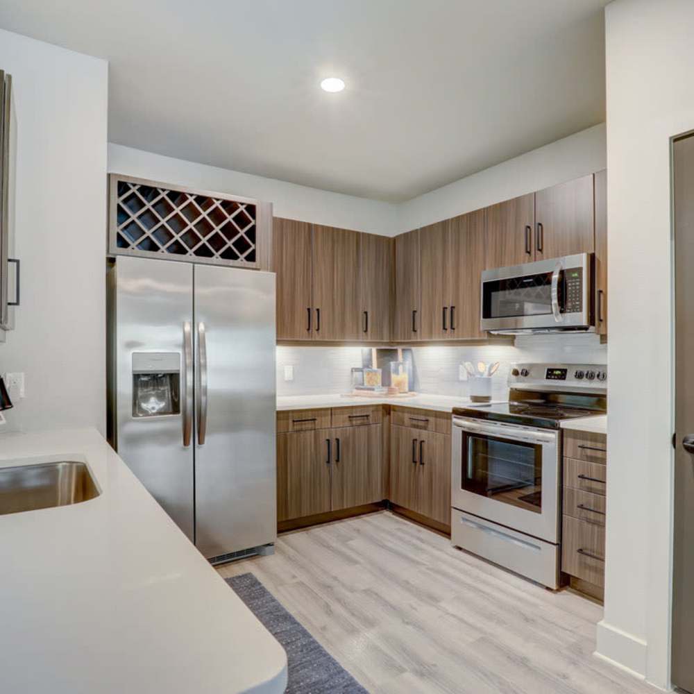 Stainless-steel appliances at Tropia Wellen Park in Venice, Florida