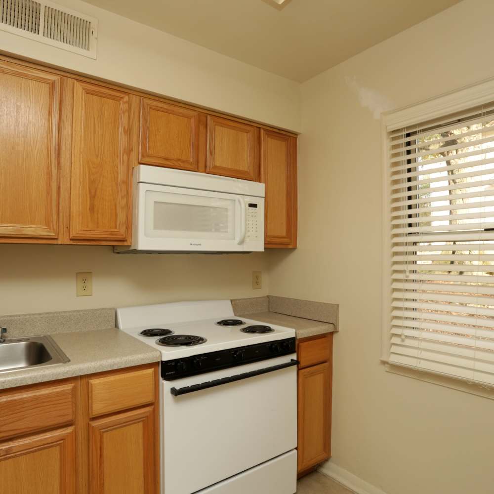 Comfortably decorated studio apartment at Jefferson in Richmond, Virginia
