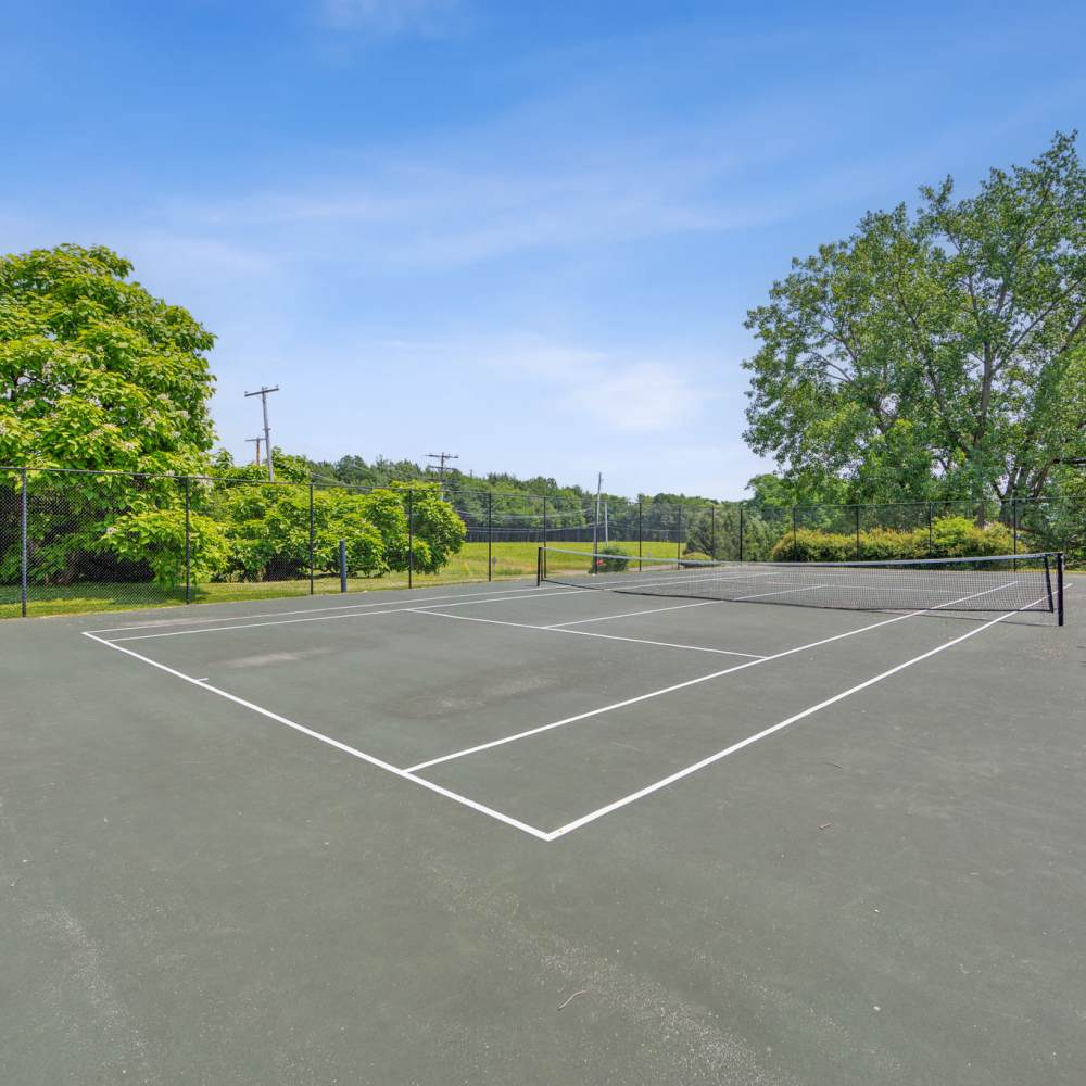 tennis court at Mountain View Terrace in Latham, New York