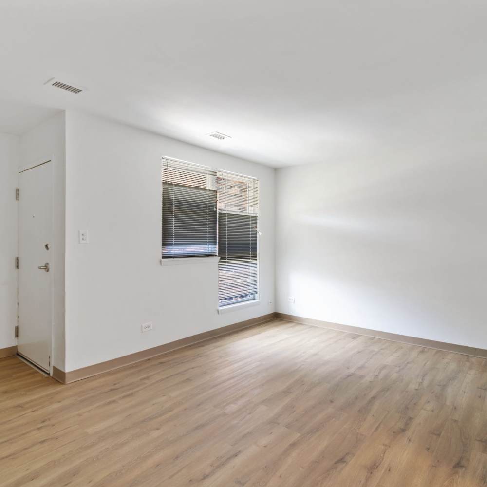 Model apartment at BJ Wright Court Apartments in Chicago, Illinois
