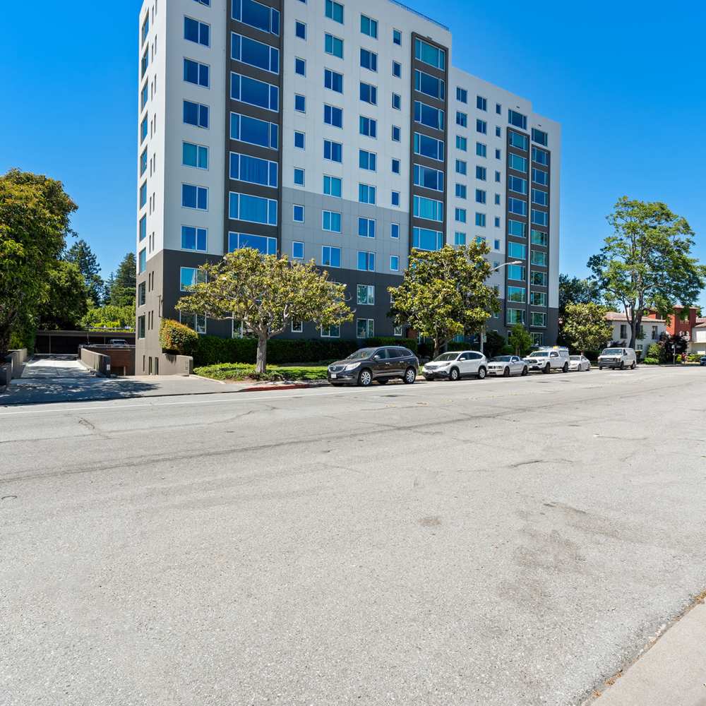 Exterior view of the building at Ryan Tower San Mateo, California