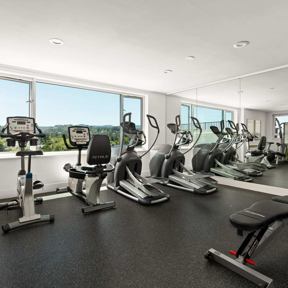 Workout room at Ryan Tower San Mateo, California