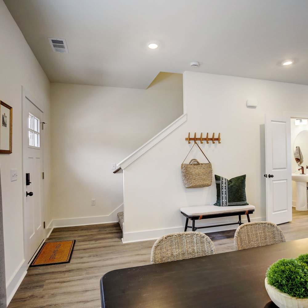 Way to staircase at Blakeney Commons in Smyrna, Tennessee