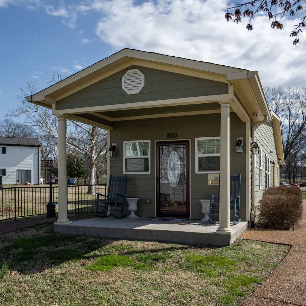 Entrance of the apartment at Brookwood Apartments in Columbia, Tennessee