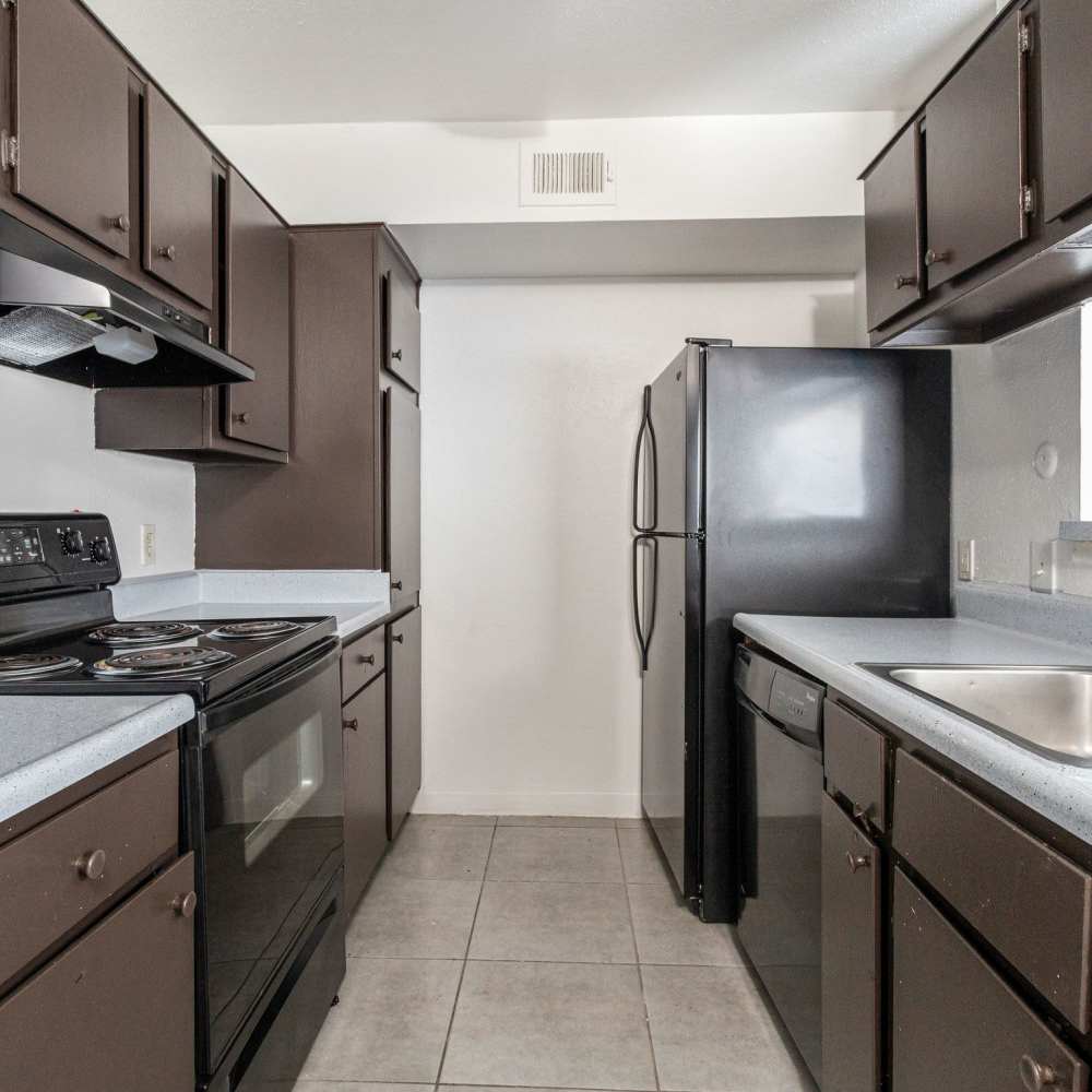 Modern kitchen at Huntington Village And Cambridge Crossing in Houston, Texas