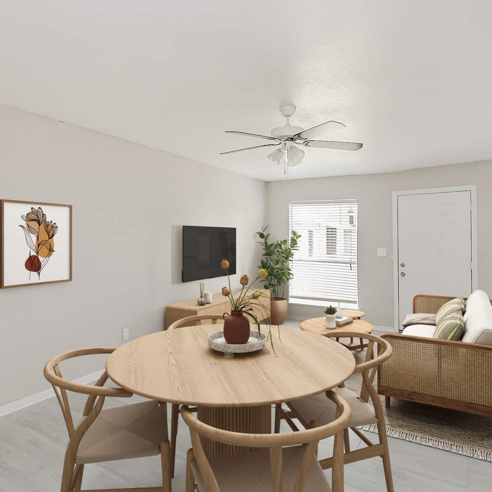 Dinning space with a table and chairs at Huntington Village And Cambridge Crossing in Houston, Texas
