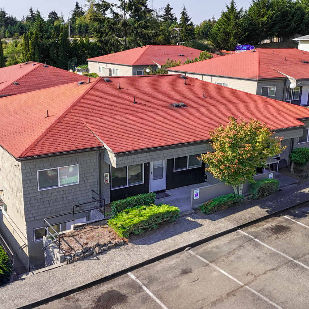 Aerial 1 Community Terrace in Tacoma, Washington