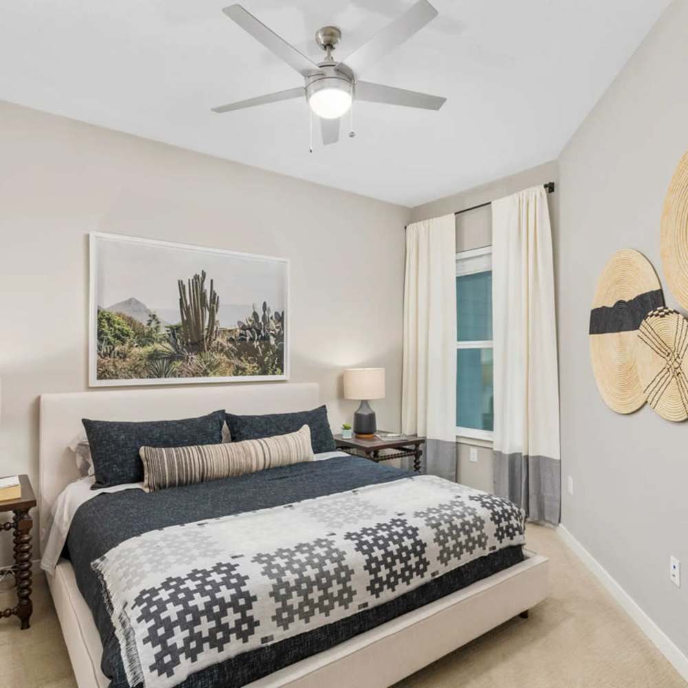 Cozy bedrrom in apartment home at Southline in San Antonio, Texas
