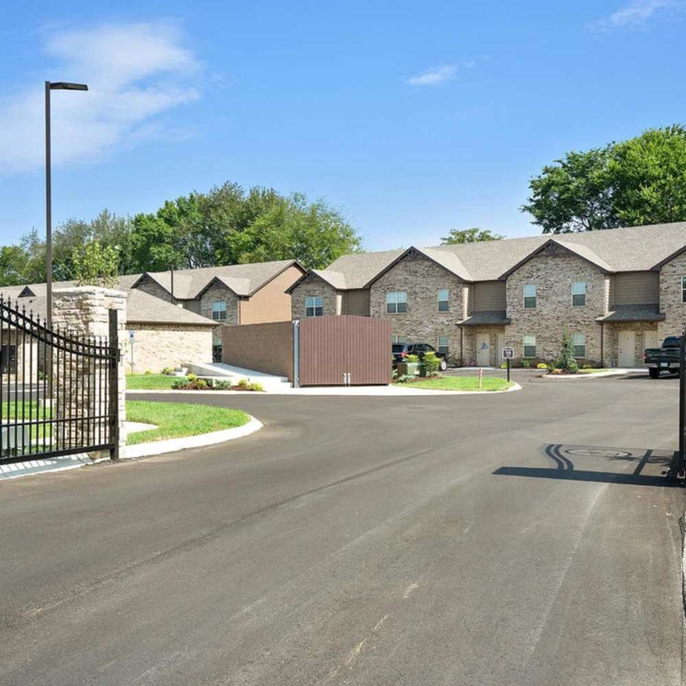Entrance gate of property  at Ashton Ridge At Westcreek in Clarksville, Tennessee