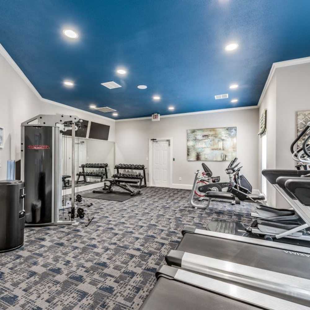 treadmills at The Landings of Conroe in Conroe, Texas