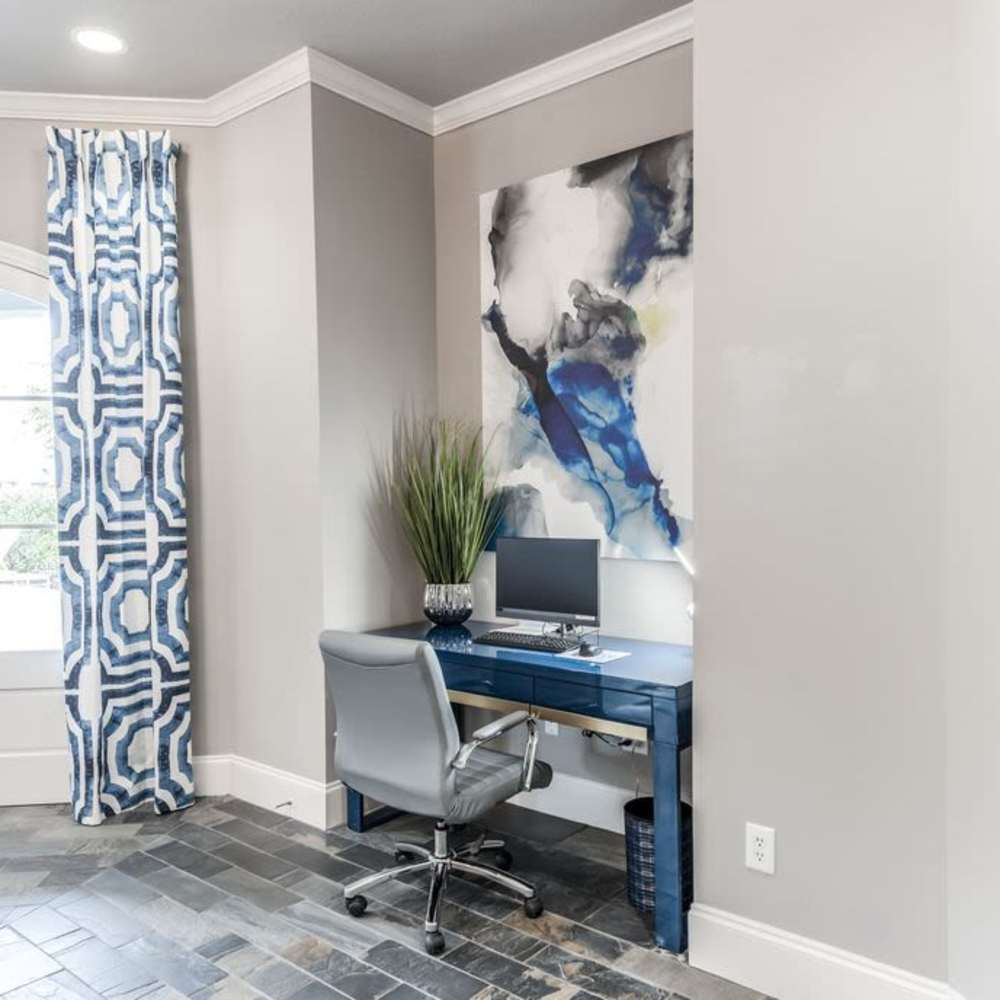 Business center at The Landings of Conroe in Conroe, Texas