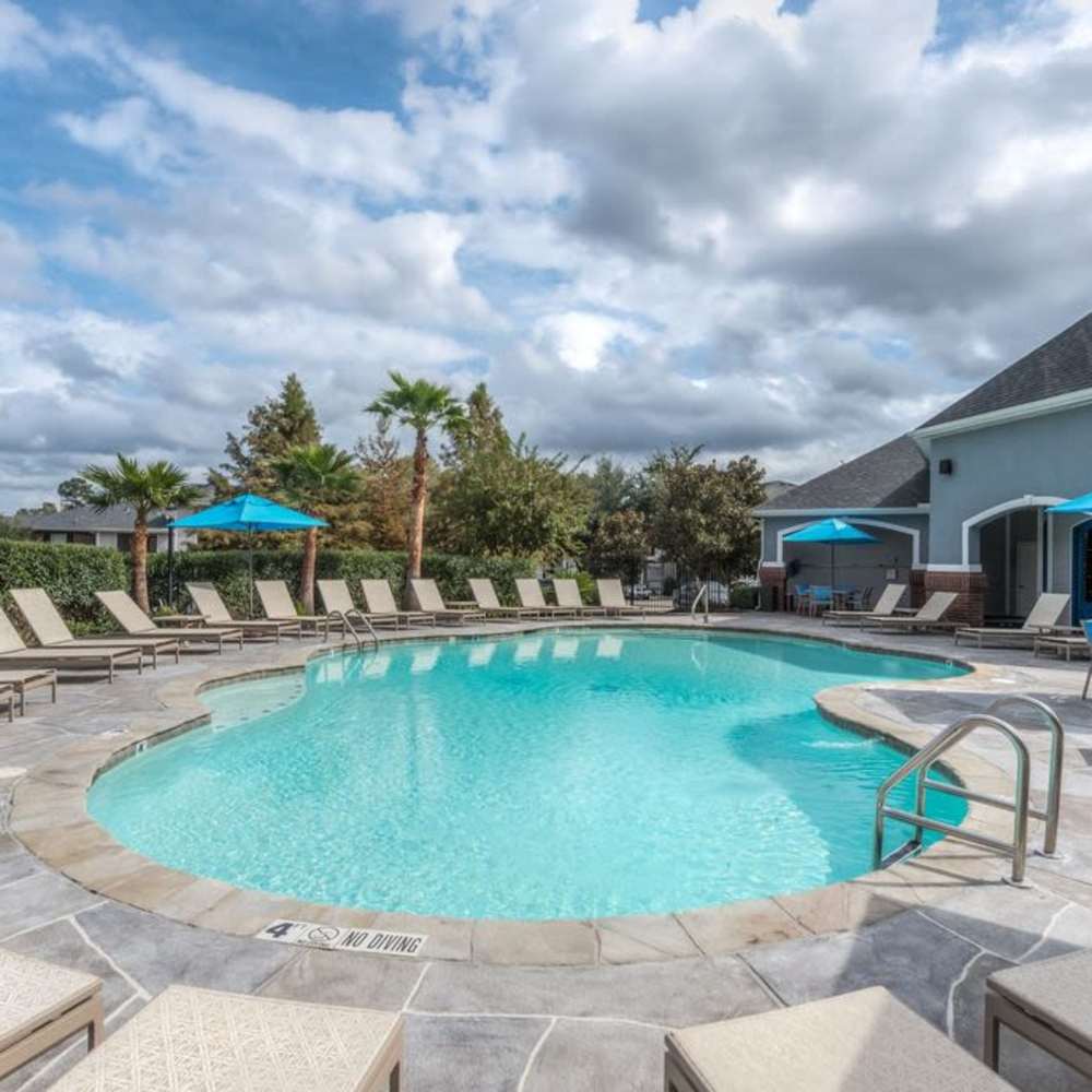 Swimming pool at The Landings of Conroe in Conroe, Texas