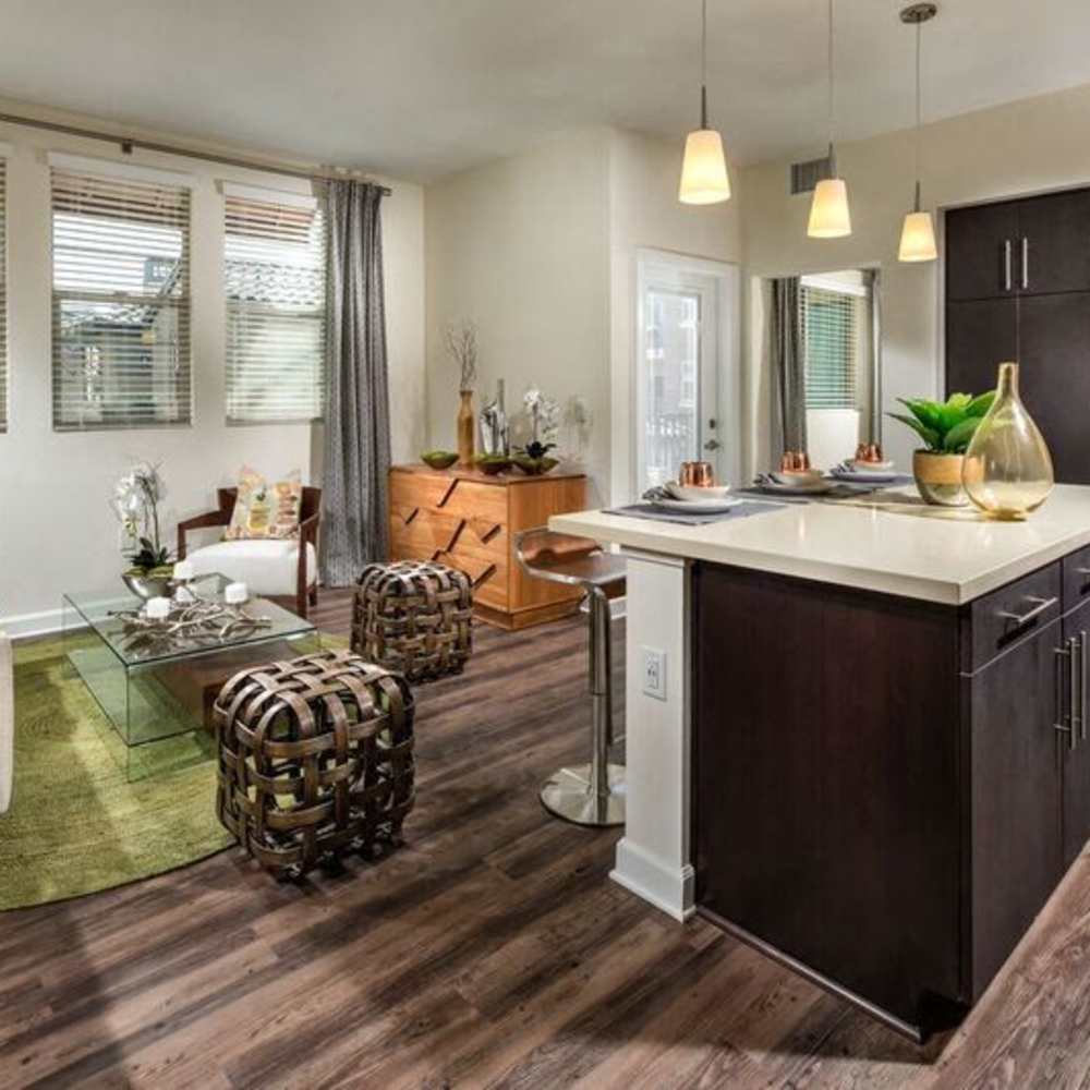 Kitchen at Solimar Luxury Homes in Wilmington, California