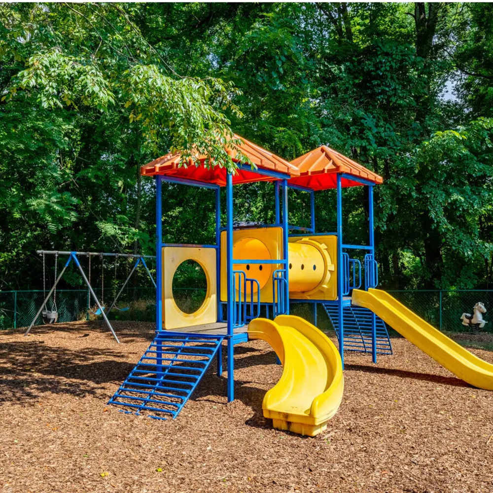 Playground with slides at Retreat at Concord in Clarksville, Tennessee
