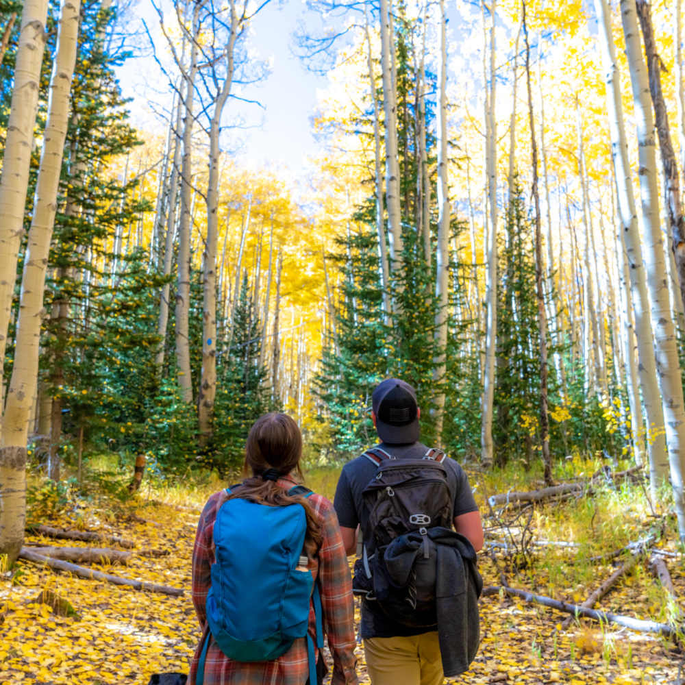 A couple hiking near Sorella in Denver, Colorado